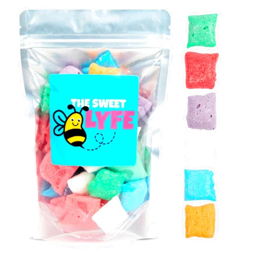THE SWEET LYFE Freeze Dried Airheads Candy. Includes One 4 Oz Bag Of The Sweet Lyfe Freeze Dried Candy. Crunchy & Tasty Airhead Bites for Snack Time. Taffy Candy Variety Pack Great On The Go or Pick Me Up Snacks.
