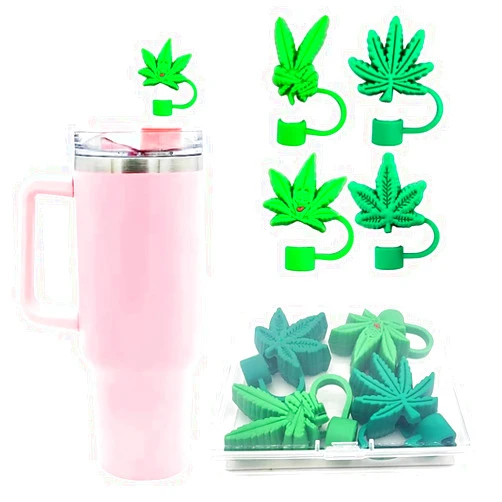 MMJIE 4pcs Straw Cover Cap for Stanley Cup,10mm Straw Covers Cap for Stanley Cup 40 oz 30 oz,Dust-Proof Reusable Straw Tips Lids,Straw Tip Covers for Stanley Cups Accessories