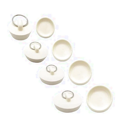 Gadgetime USA 4 Pieces Bath Tub Stopper - Four Sizes - Drain Plugs - for Kitchen, Bathroom, Bathtub, Sink, & Laundry