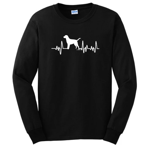 ThisWear Labrador Retriever Gifts Dog Lover Heartbeat Lab Long Sleeve T-Shirt