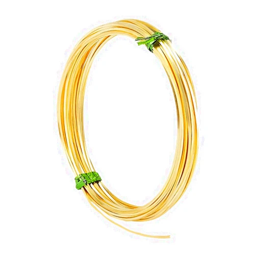 PH PandaHall 19.7 Feet 18 Gauge Brass Square Wire Copper Beading Wire Jewelry Wire Beading Floral Aluminum Craft Wire Dead Soft Copper Wire for Wire Wrapping Jewelry Craft Making, Gold