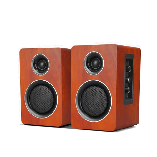 ZQMMSPK Computer Speakers for Desktop PC, Active Bookshelf Speaker with 3