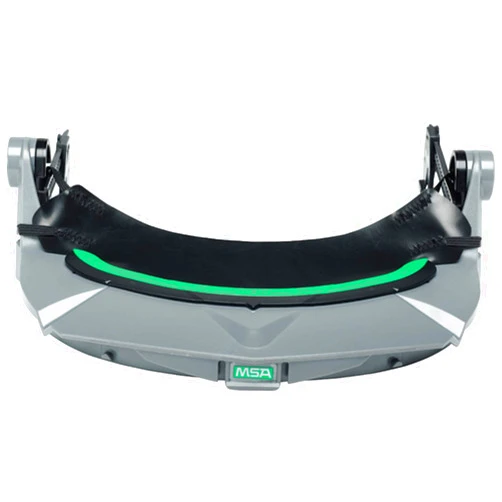 MSA 10115821 V-Gard Frame - Elevated Temperature Applications, Fits Cap-Style Hard Hats, Gray, Polycarbonate (PC), Non-Metal, Includes Replaceable Debris Control Attachment, Durable & Reusable