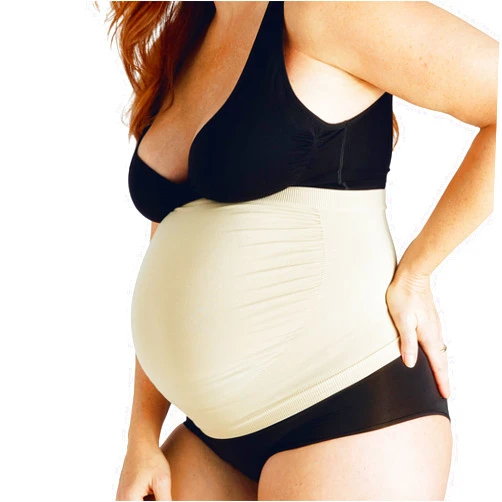 Belly Bandit Belly Boost Maternity Support Band - Ultra-Soft Pregnancy Abdominal Band w/ Breathable Knit - Comfortable Discreet Stretch Support for Growing Bellies & Lower Back Relief