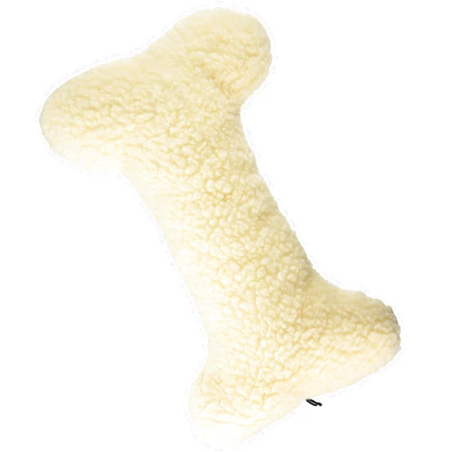 Pet Lou Petlou Dog Fleece Bone Chew Toy, 16
