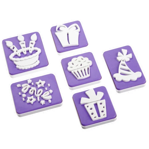 Wilton 6-Piece Party Stamp Set