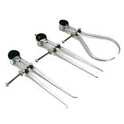 AI New 3 Pieces Spring Caliper Set - Inside Outside & Divider 10
