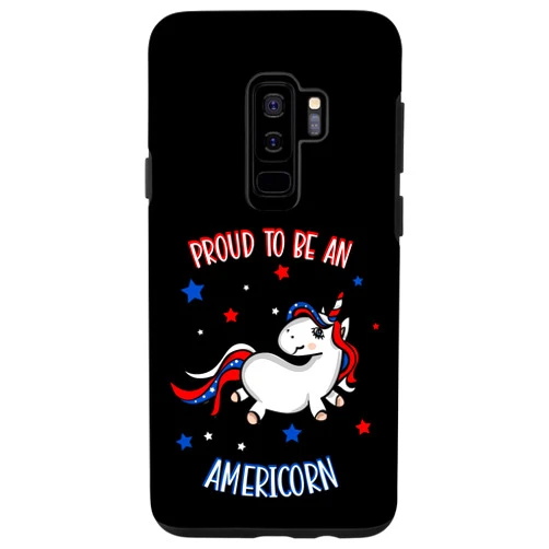 Unicorn 4th Of July Shirts Galaxy S9+ Americon Unicorn 4th Of July Shirt Mericorn Merica Design Case