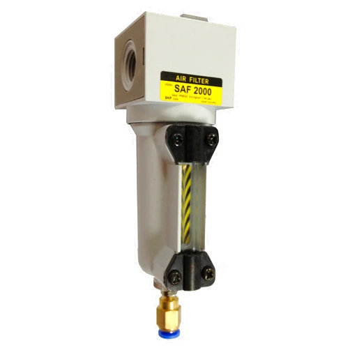 PneumaticPlus SAF2000M-N02BD-MEP Miniature Compressed Air Particulate Filter 1/4
