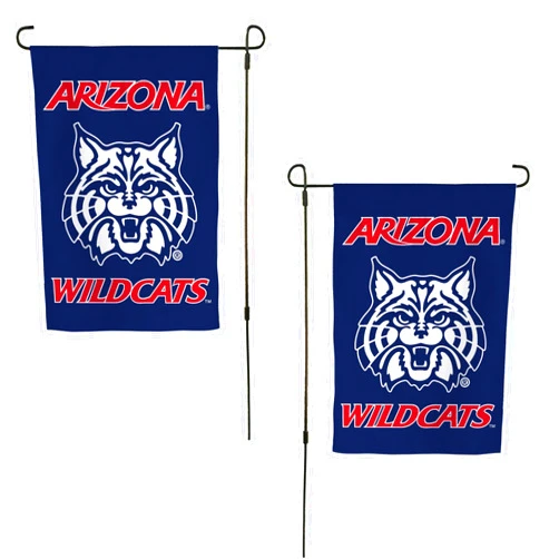 Desert Cactus University of Arizona UA Garden Flag – 19 x 12 inch Arizona Wildcats Banner, For Outdoor Display and Events (Design K)