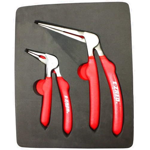 EZRED KWP2 Kiwi Bent Head Needle-Nose Pliers, Set of 2