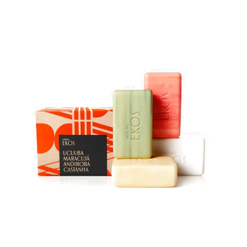 natura Ekos Multipack Bar Soap Set Ucuuba, Castanha, Andiroba, Maracujá