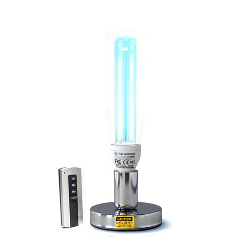 Black Magic 3D Ozone UV Germicidal Light UVC Lamp Timer | UV Disinfection Light Bulb with Remote Control 25 W | Ozone Lamp UV Light Disinfection and UV Light Sanitizer for Home