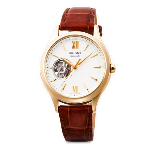 Orient RN-AG0728S Women's Automatic Watch, Mechanical, Automatic, Open Heart, Dial color - white, Classic Ladies Watch