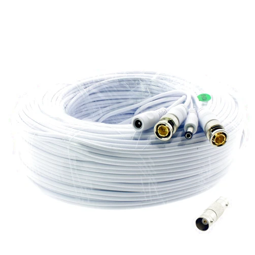 Crystal Vision Technology Crystal Vision Premium 1080P HD BNC CCTV Surveillance Security Camera Combo Cable Premade Siamese W/Coupler for Samsung, Lorex, Swann, Q-See, Defender, Amcrest, Zosi, Kguard, etc, 150'