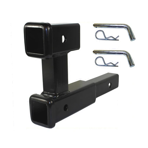 MaxxHaul 50973 Dual Hitch Extension with Single Post Includes 2 Hitch Pins