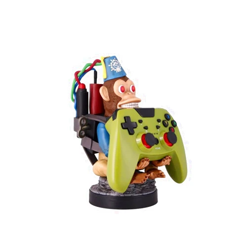 Exquisite Gaming: Call of Duty: Monkeybomb - Original Mobile Phone & Gaming Controller Holder, Device Stand, Cable Guys, Licensed Figure