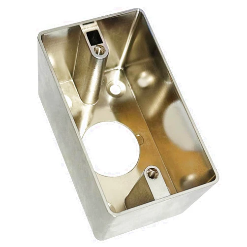 GAGALOR Back Box 86 * 50mm Mounting Accessory for Push Eixt/doorbell Button Switch Metal Electroplate