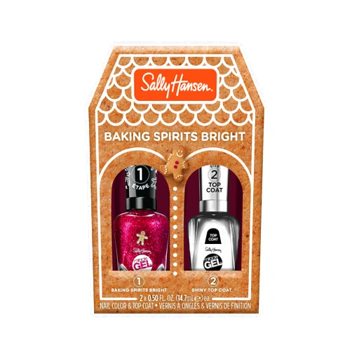 Sally Hansen Miracle Gel Holiday Collection - Baking Spirits Bright Duo Pack