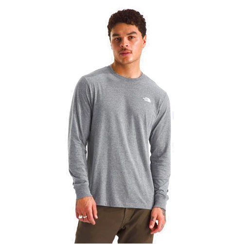 THE NORTH FACE Men's Evolution Simple Dome Long-sleeve Tee | Cotton Shirt With the Classic Logo