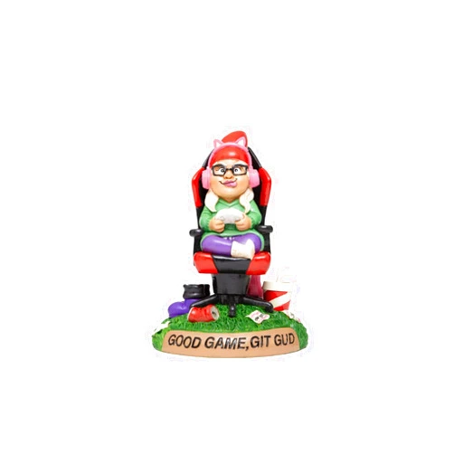 BigMouth Inc Gamer Garden Gnome Statue, Funny Outdoor Lawn & Yard Figurine, Housewarming Gag Gift Sculpture Decorations