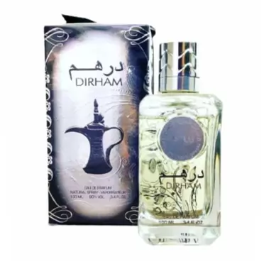 Ard Al Zaafaran Perfumes Dirham EDP - Eau De Parfum 100ML (3.4oz) | Arabian Perfumery | Notes of Cardamom, Roses, Lavendar, & Vetiver for a Vibrant Everyday Essential | Floral Woody Fragrance | by Ard Al Zaafaran