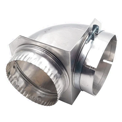Supplying Demand 60631 4396006 Clothes Dryer 4 Inch Aluminum 90 Degree Close Elbow Vent Connector
