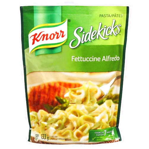 Knorr Sidekicks Fettucine Alfredo Pasta Side Dish 133g - Imported from Canada