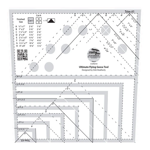 Creative Grids Ultimate Flying Geese Tool - CGRDH4