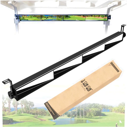 10L0L Golf Cart 4-Panel Wide Angle Rear View Mirror - Universal Fit for Yamaha, Club Car, EZGO, Eliminate Blind Spots