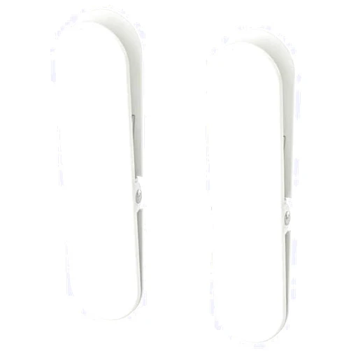 KAYYUKI WH Pegboard Accessories Postcard holder Use with pegboard,Pack of 2, White,Suitable for Wall Storage, Arts and Crafts Finishing, Decorative Display.