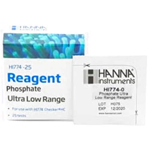 Hanna Instruments HI774-25 Hanna Instruments Phosphate Ultra Low Range Checker HC Reagents (2 Set - 50 Tests)