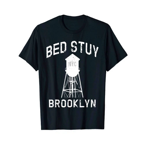 Flashcat Brooklyn NY Neighborhood Brooklynite Tees Bed Stuy NYC Brooklynite Gift Brooklyn Water Tower T-Shirt