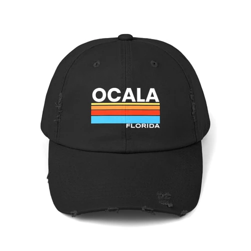 GENERIC Ocala FL Florida Retro Hat Groovy Cap VH29