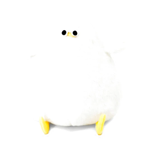 Lucky Radish Cute White Animal Plush Toy, Kawaii Fat Stuffed Animal for Kids, Boys, and Girls, Adorable Cartoon Design, Perfect Sleeping Pillow & Gift Idea (Seagulls)