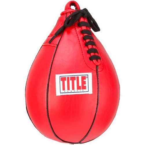 Title Boxing Title Classic Speed Bag, Red, 6