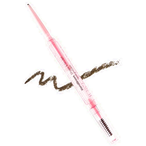 MCoBeauty - XtendBrows Shape & Sculpt Brow Pencil - Medium To Dark - Natural Look Eyebrow Filler Pen with Triangle Tip & Spoolie - Long-Wearing Cream Brow Definer for Fuller Natural Brows