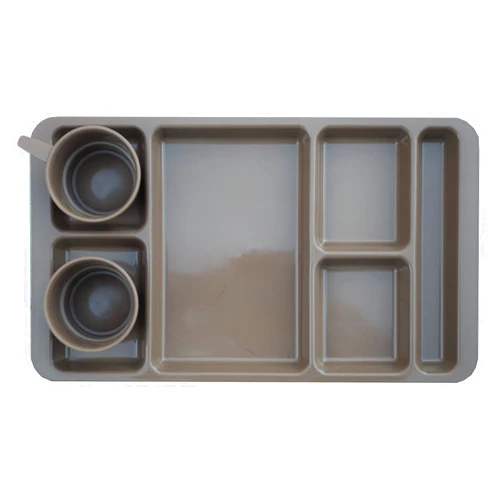 BootYo! Camp Tray- 3pc Meal Tray with Cup & Bowl BPA Free Made in USA