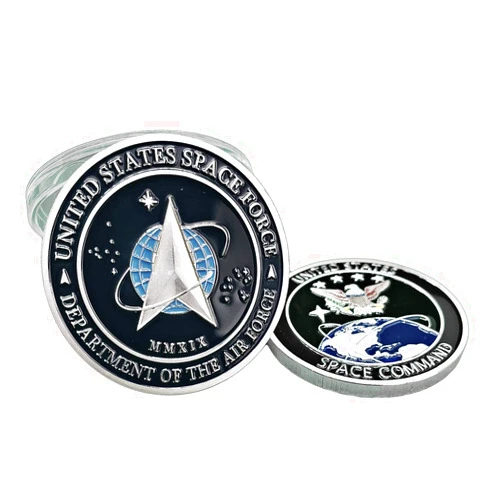 LSC PRODUCTS United States Space Force Logo Challenge Coin US Command - USA Military Veteran