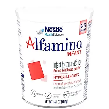 Alfamino Infant Amino Acid Based Infant Formula with Iron, Unflavored, 14.1 Ounces (Packaging May Vary)