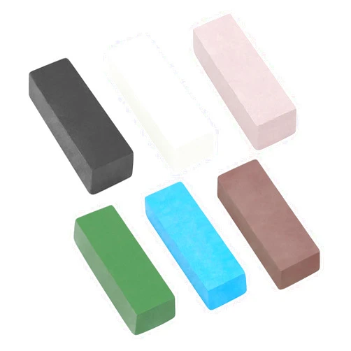 SCOTTCHEN Buffing Polishing Cutting Compounds 20 Oz.Kit-for Stainless Steel Aluminum Jewelry,Black White Purple Brown Blue Green,from Course to Fine - 6 Pcs