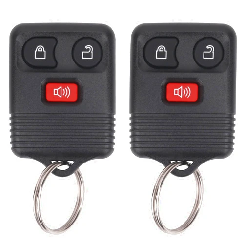 Vurkcy Keyless Entry Remote Key Fob Compatible with Ford F150 F250 F350 Escape Expedition Explorer Ranger, Lincoln, Mercury, Mazda and More, Replacement for CWTWB1U331 CWTWB1U345, 3 Button (Pack of 2)