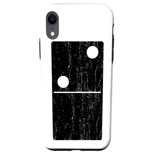 Domino Halloween Group Costume Easy Lazy Funny iPhone XR Domino Halloween Matching Group Tiles Two-Zero 2-0 Funny Case