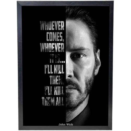lqpoemcjeio John Wick Quote 2 Famous Quotes Paintings Canvas Wall Art Home Decor Canvas Wall Art Prints Classic For Living, Dining Bedroom Office Hallway Decoration 12X16 Inch