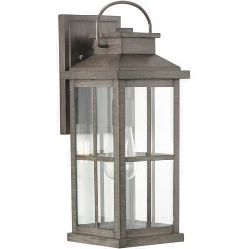 Progress Lighting P560266-103 Transitional One Light Wall Lantern from Williamston Collection in Pewter, Nickel, Silver Finish,