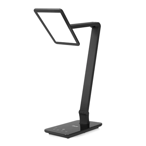 saicoo LED Desktop Lamp with Large LED Panel, Seamless Dimming-Control of Brightness and Color Temperature, an USB Charging Port