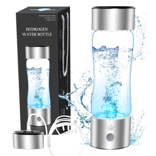 Yampahpa 2026 Upgraded Hydrogen Water Bottle, 2400 Hydrogen Water Bottle Generator, Hydroh Hydrogen Water Machine Improve Water in 3 Mins for Home, Office, Travel, Daily Drinking
