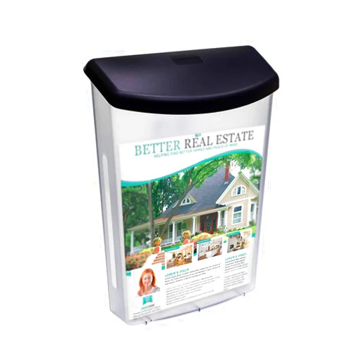 SOURCEONE.ORG Source One Premium Large Outdoor Real Estate Style Brochure Holder
