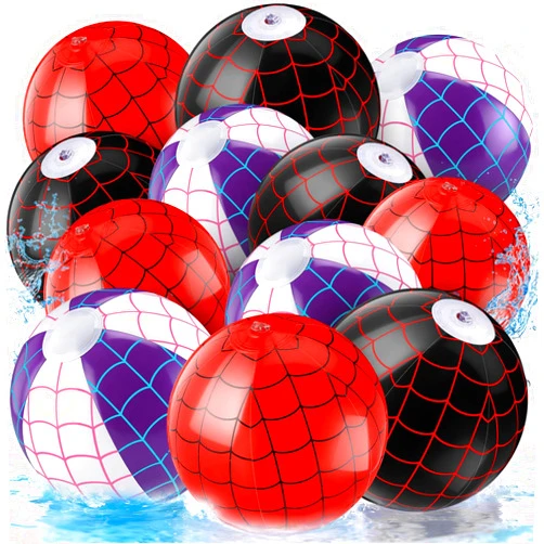 Arrowbash 12 Pack Spider Theme Beach Ball 7.87