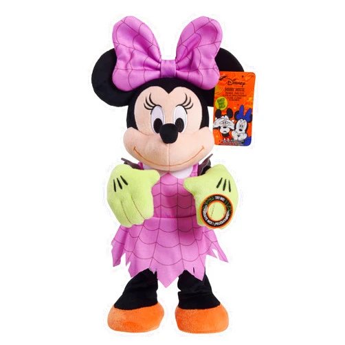 Just Play Disney Seasonal Zombie Minnie Mouse Halloween Feature Plush, Kids Toys for Ages 3 Up